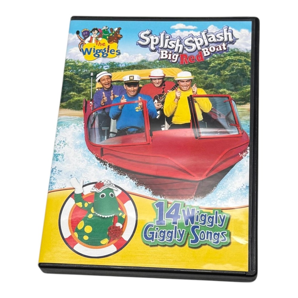 The Wiggles Splish Splash Big Red Boat DVD Yellow Kids Childrens Music